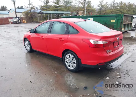 2012 Ford Focus Se из США, поврежденный, VIN 1FAHP3F26CL446462